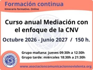 Mediación con Comunicación NoViolenta.